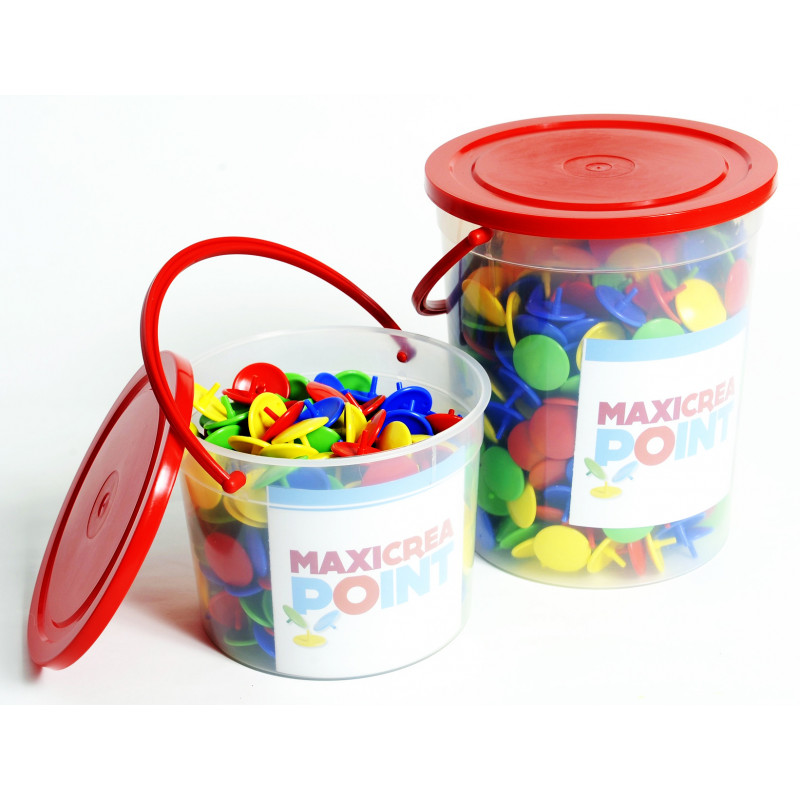 Dick-System Lot De 100 Cubes à Emboîter 5 Couleurs - Matériel Éducatif 1,7 Cm